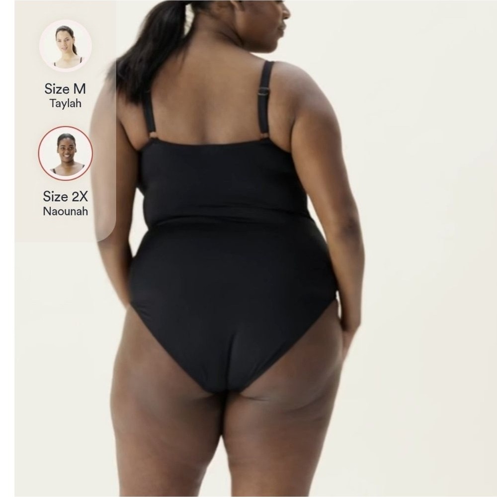 Andie Swimsuit Womens XXL 2X Black Amalfi 1 Piece Swim Suit NEW NWT - Picture 3 of 10